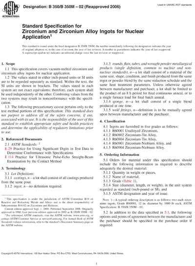 Standards PDF Cover Page