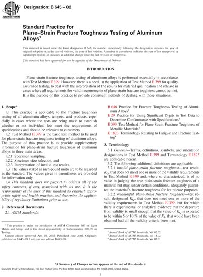 Standards PDF Cover Page