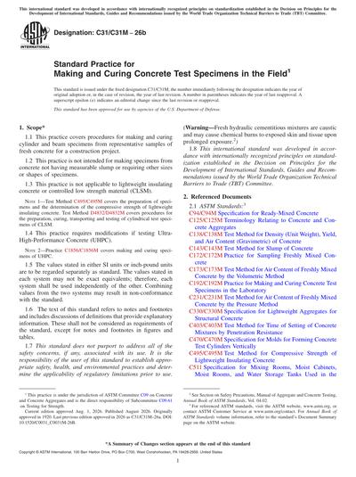 Standards PDF Cover Page
