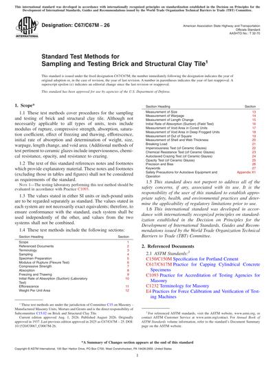 Standards PDF Cover Page