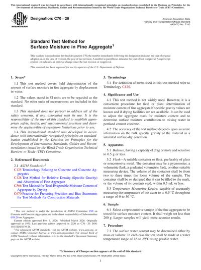 Standards PDF Cover Page