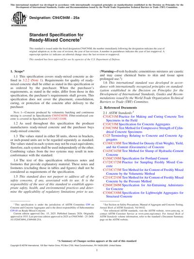 Standards PDF Cover Page