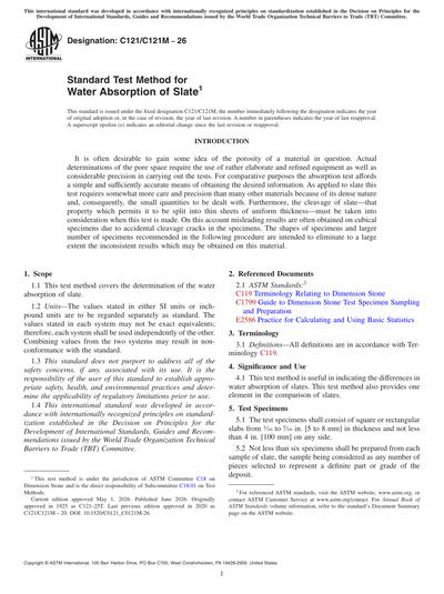 Standards PDF Cover Page