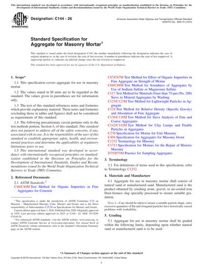 Standards PDF Cover Page