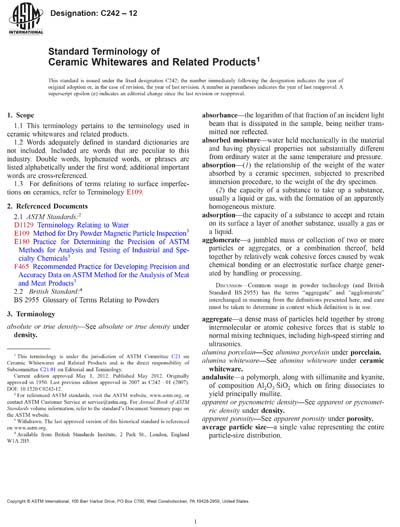 Standards PDF Cover Page
