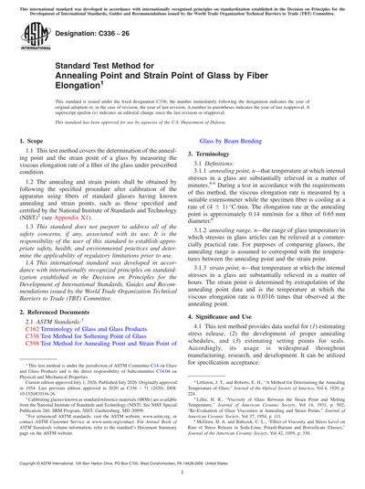 Standards PDF Cover Page