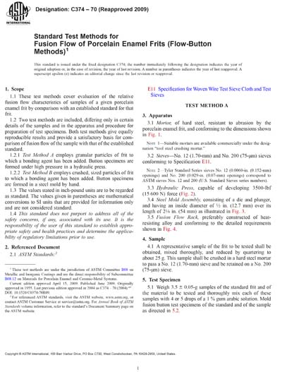 Standards PDF Cover Page