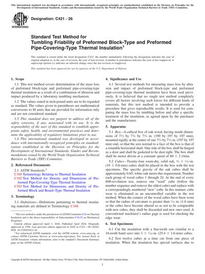 Standards PDF Cover Page