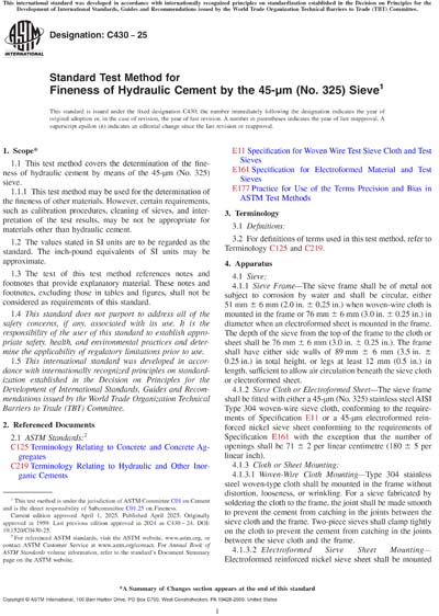 Standards PDF Cover Page