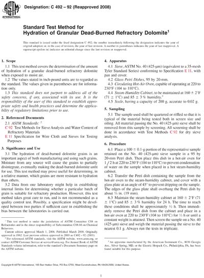 Standards PDF Cover Page