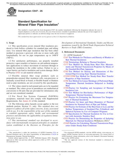 Standards PDF Cover Page