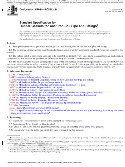 Standards PDF Cover Page