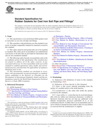 Standards PDF Cover Page
