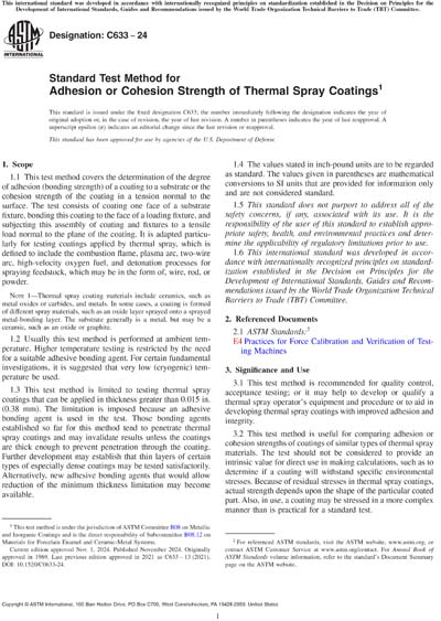 Standards PDF Cover Page