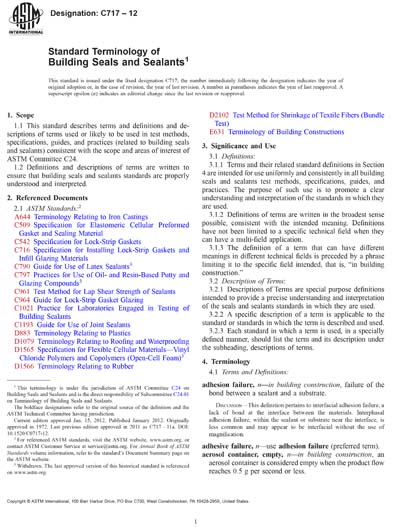 Standards PDF Cover Page