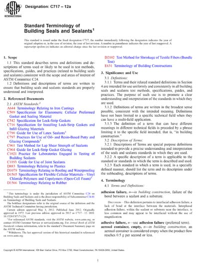 Standards PDF Cover Page