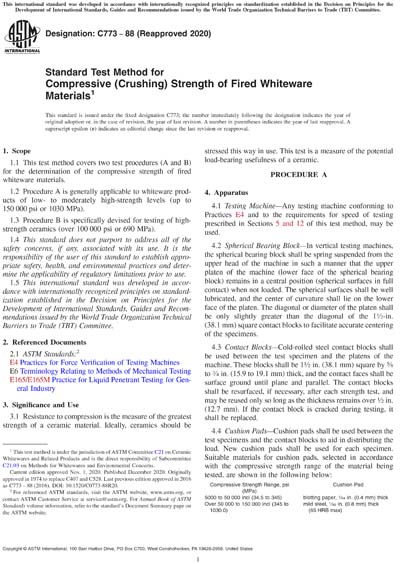 Standards PDF Cover Page