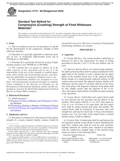 Standards PDF Cover Page
