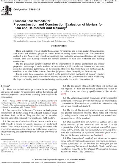 Standards PDF Cover Page