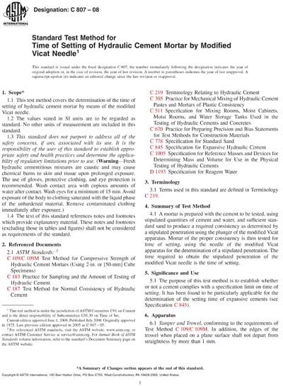 Standards PDF Cover Page