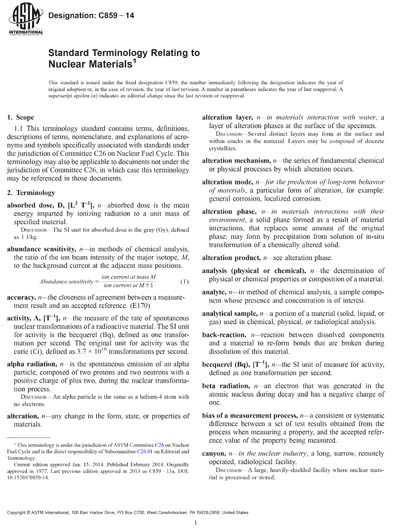 Standards PDF Cover Page