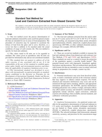 Standards PDF Cover Page