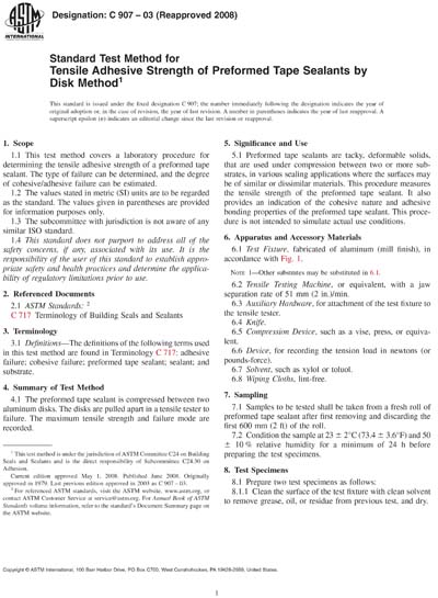 Standards PDF Cover Page
