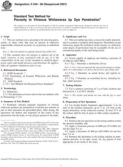 Standards PDF Cover Page