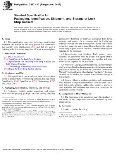 Standards PDF Cover Page