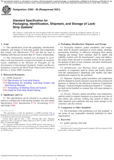 Standards PDF Cover Page