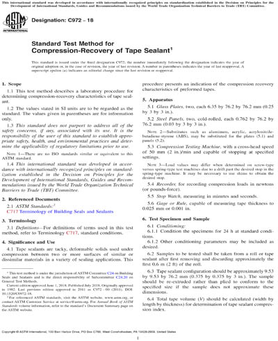 Standards PDF Cover Page