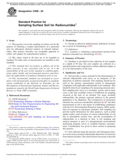 Standards PDF Cover Page