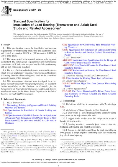 Standards PDF Cover Page