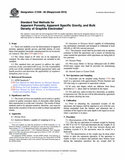 Standards PDF Cover Page