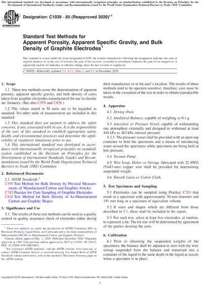 Standards PDF Cover Page