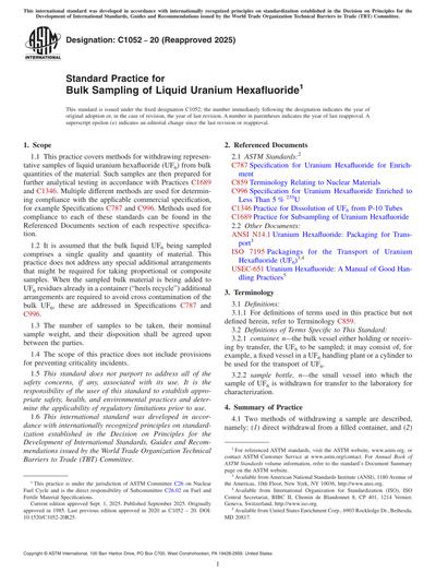 Standards PDF Cover Page