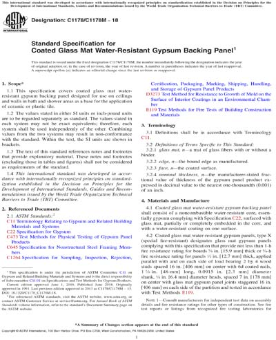 Standards PDF Cover Page