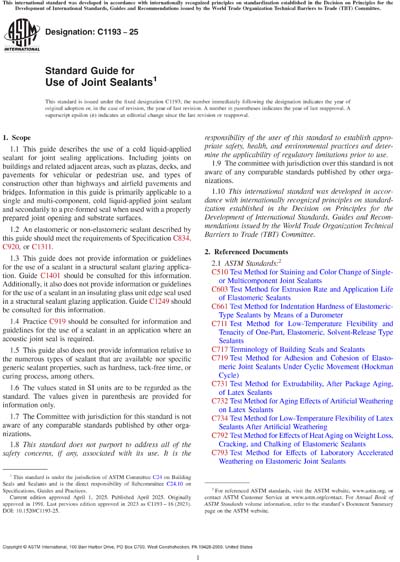 Standards PDF Cover Page