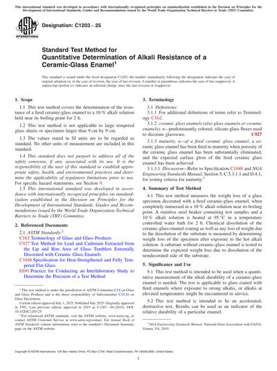 Standards PDF Cover Page