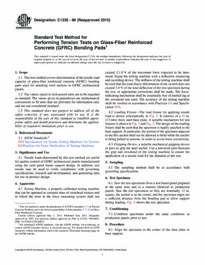 Standards PDF Cover Page