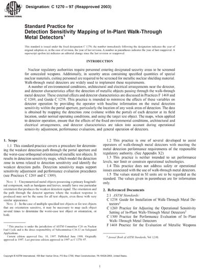Standards PDF Cover Page