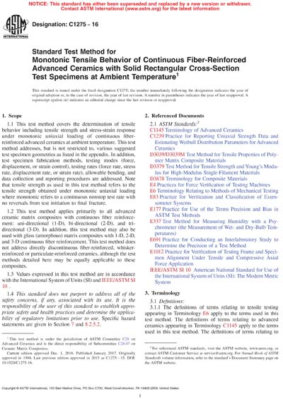 Standards PDF Cover Page