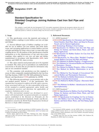 Standards PDF Cover Page