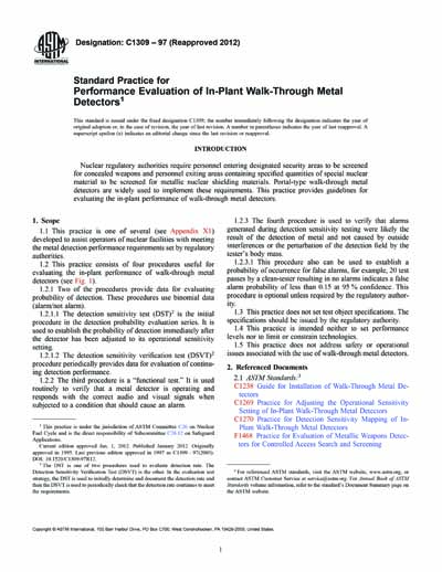 Standards PDF Cover Page