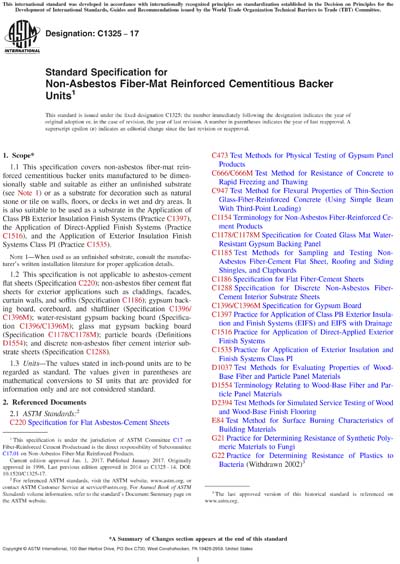 Standards PDF Cover Page