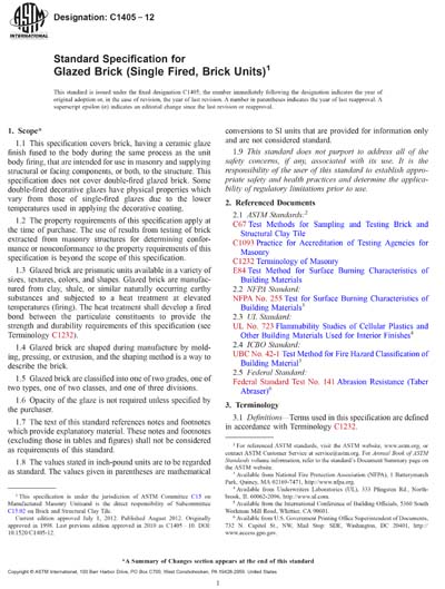 Standards PDF Cover Page