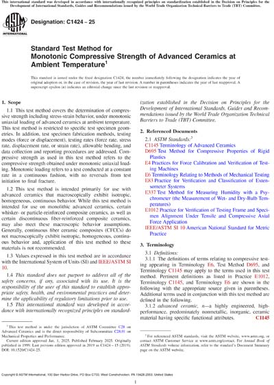 Standards PDF Cover Page