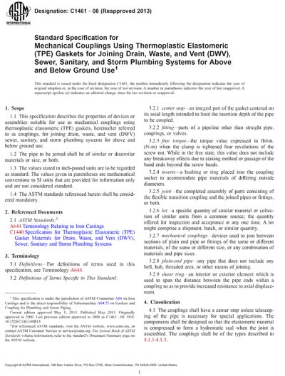 Standards PDF Cover Page