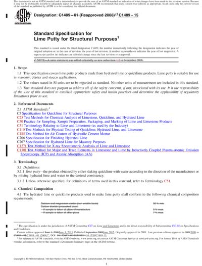 Standards PDF Cover Page
