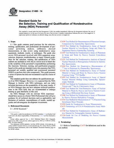 Standards PDF Cover Page